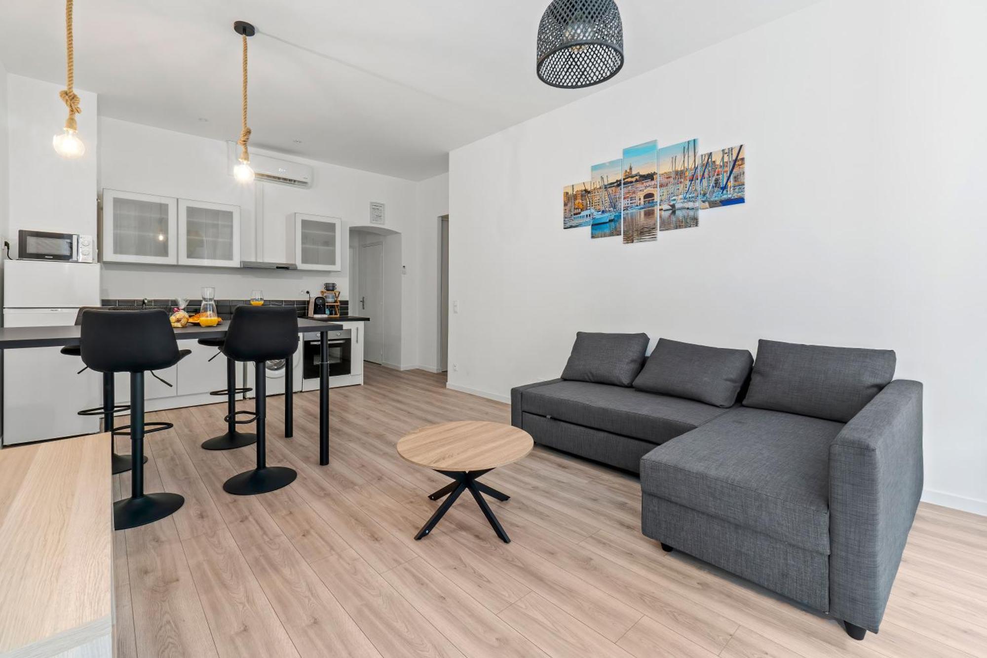 Spacieux T2 Vieux Port Opera 마르세유 외부 사진